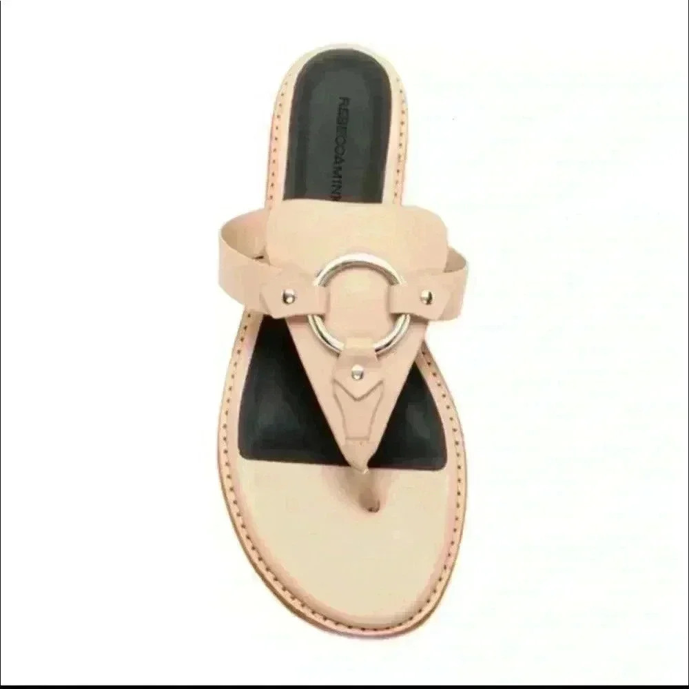 NWT REBECCA MINKOFF Nude Sheena Thong Sandal